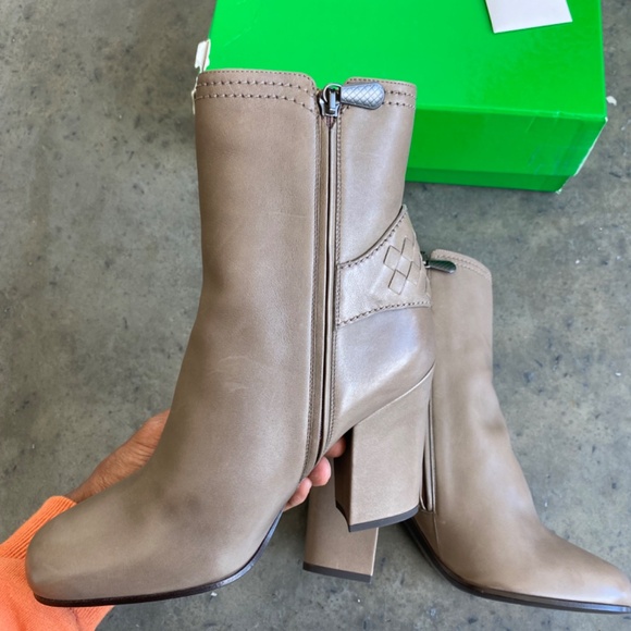 Bottega veneta intrecciato leather buckle boot - Picture 3 of 8